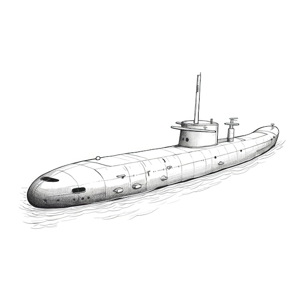 Marine Submarine ai generato