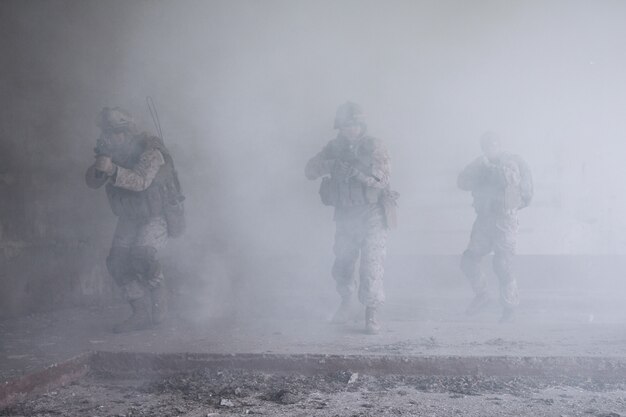 Marines americani in azione