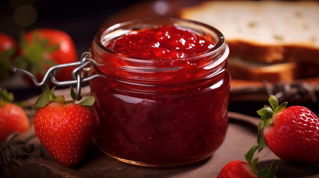 Marmellata di fragole fresche