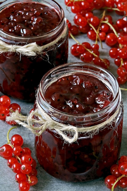 Marmellata di ribes rosso