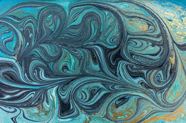 Marmo astratto. Trama di marmorizzazione opere d&#39;arte blu.