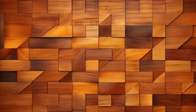 Marquetry in legno parquet a parete sfondo a disegno astratto