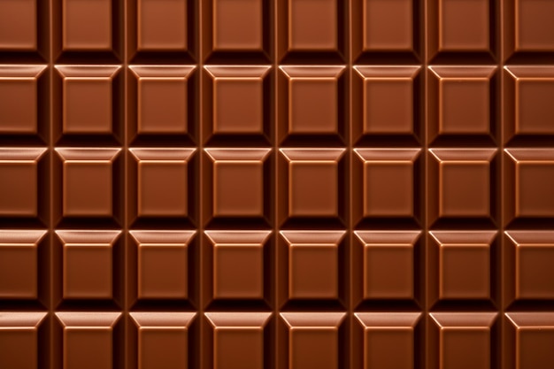 Marrone delizioso modello di barretta di cioccolato