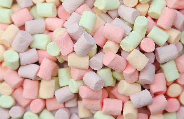 marshmallow multicolore