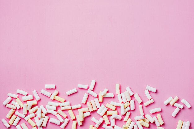 Marshmallow sul rosa