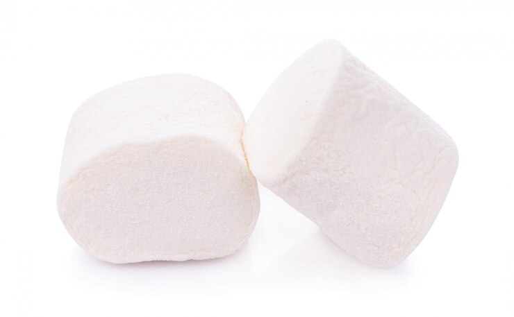 Marshmallows closeup