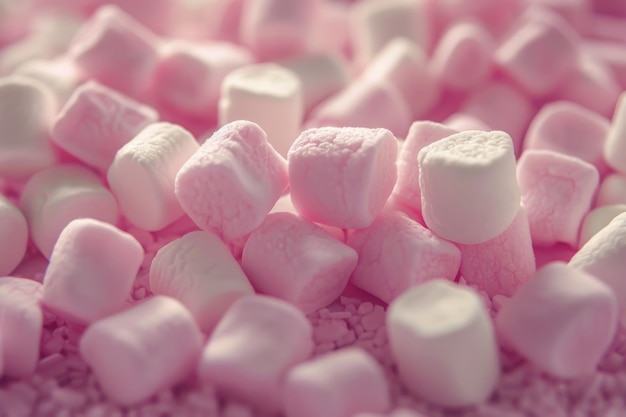 Marshmallows dolci e gustosi come sfondo Marshmallow dolci e saporiti come sfondo