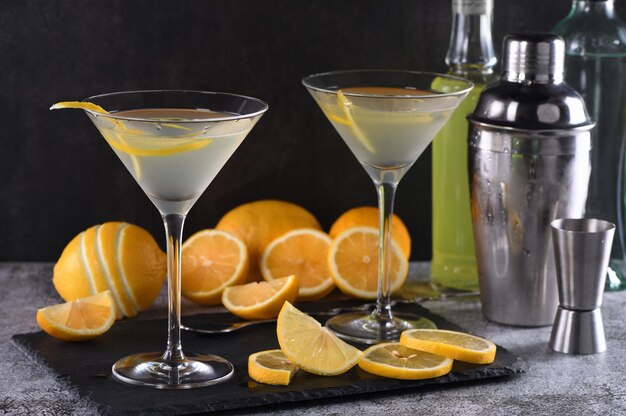 Martini al limone con scorza