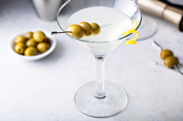 Martini classico al limone.