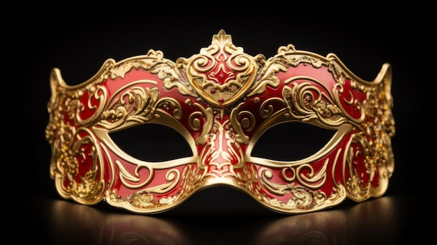Maschera da mascherata d'oro