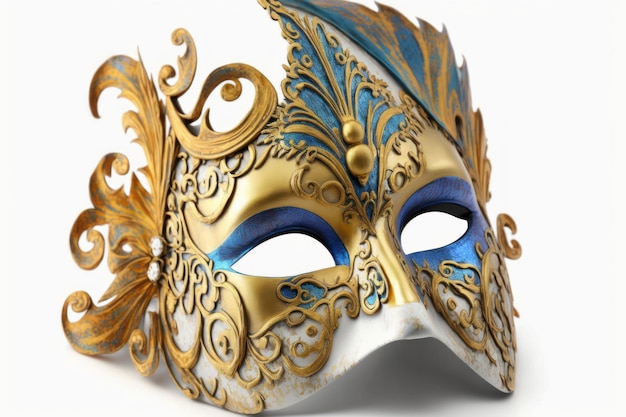 Maschera del carnevale di Venezia Creata con tecnologia AI generativa