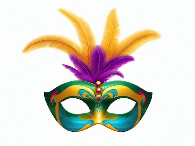 Maschera di carnevale confetti Mardi Gras sfondo migliore qualità modello di immagine per carta da parati iper-realistica