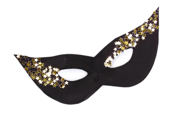 Maschera di colore isolata su bianco