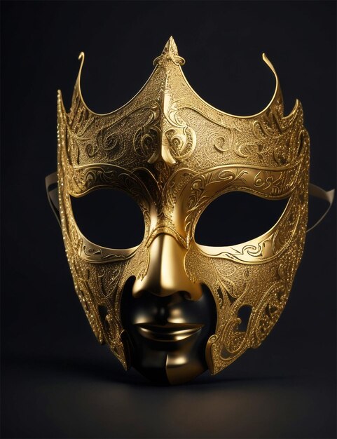 Maschera di colore oro