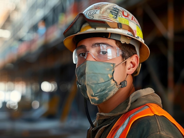 Maschera e occhiali per la sicurezza