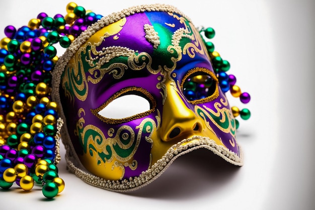 Maschera glamour decorata Mardi gras