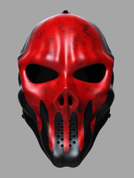 Maschera protettiva per il viso. illustrazione 3D