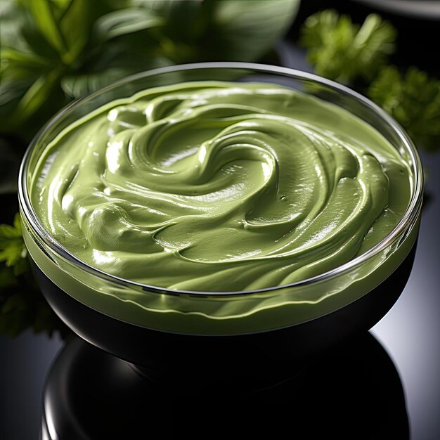 Maschera viso Matcha con estratto di tè verde