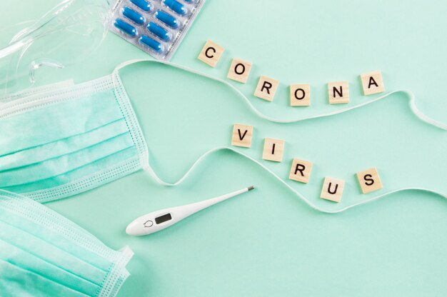 Maschere protettive mediche, protezione da virus corona