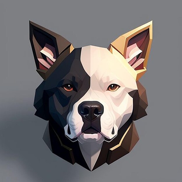 Mascotte di gioco del cane Pitbull