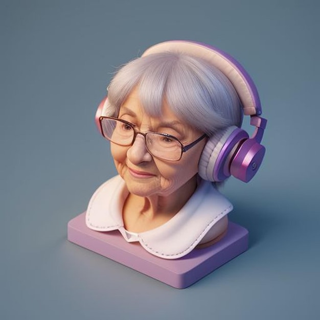 Mascotte di gioco per la nonna Gamer