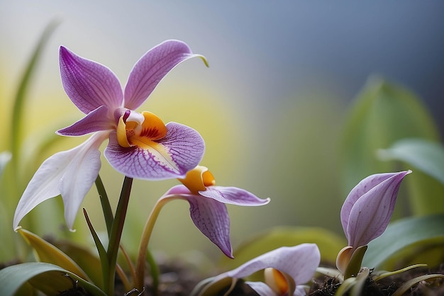Masdevallia macro foto tipo di orchidee