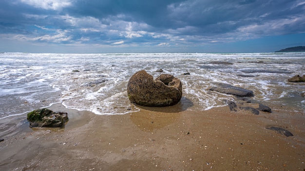 Massi di Moeraki in Nuova Zelanda