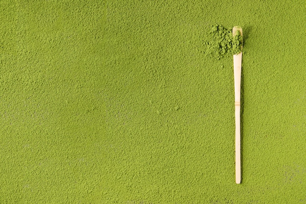 Matcha in polvere di tè verde