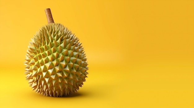 Materiale illustrativo di durian disegnato a mano