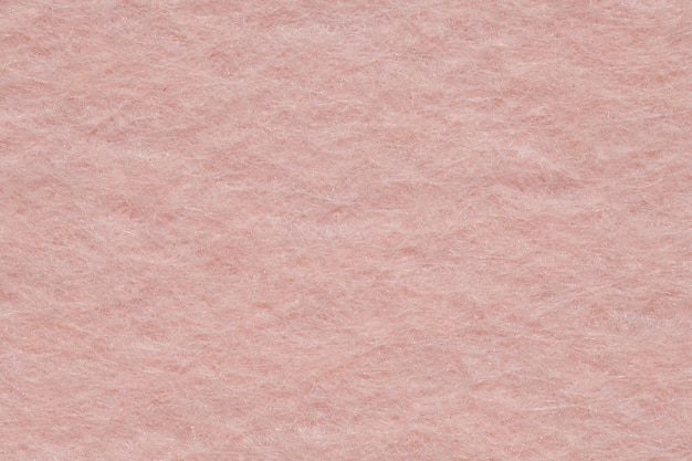 Materiale tessile in feltro morbido Tender Peach colora il primo piano colorato del fondo del tessuto del lembo di struttura