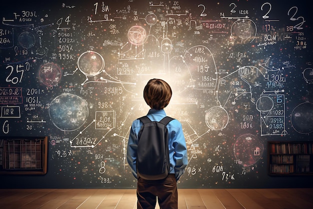 Materie scolastiche come scienze, matematica e arte