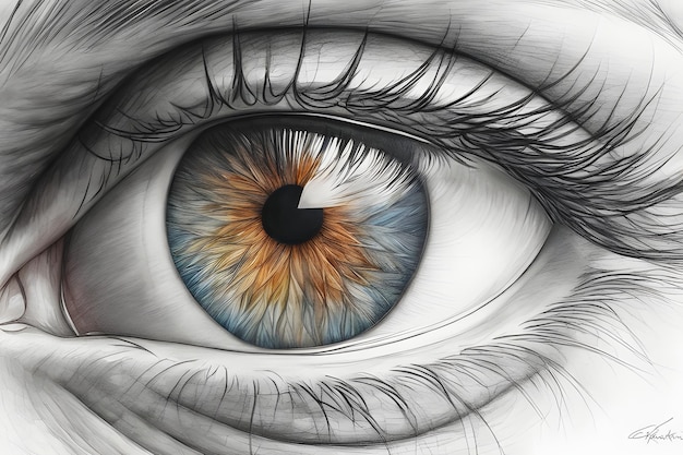 Matita Eye Design per artisti Schizzo per la pittura