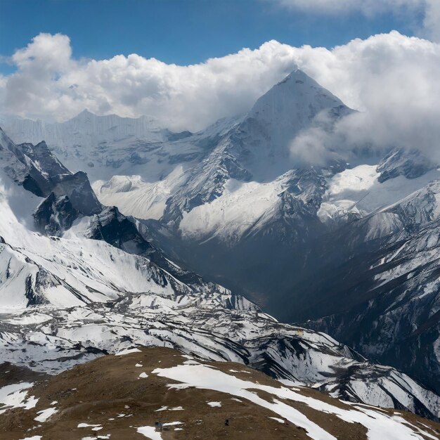 mattina dell'Himalaya