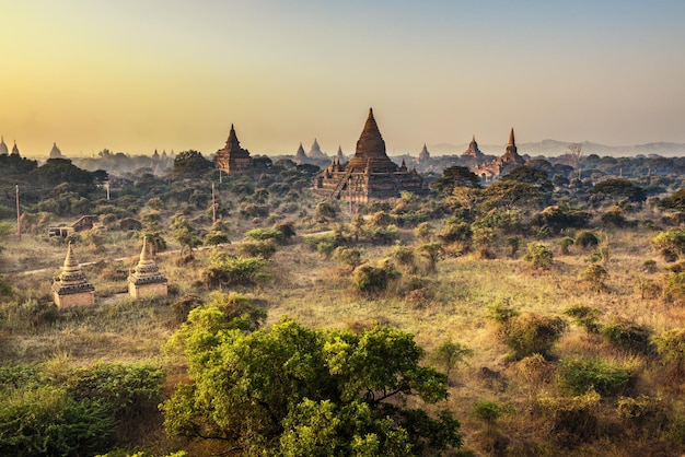 Mattinata a Bagan Myanmar