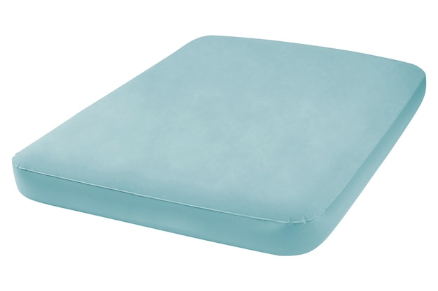 Mattress ad aria isolato su sfondo bianco