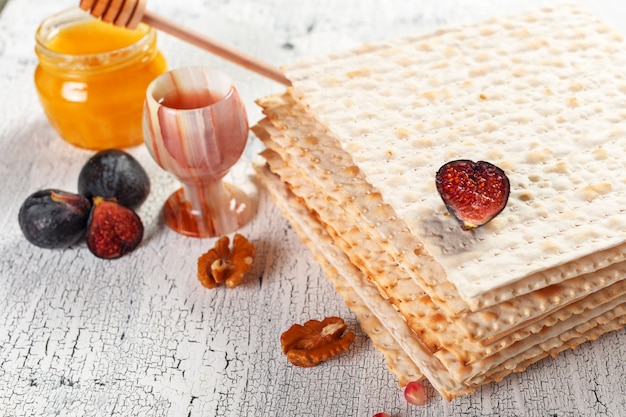 Matzo kosher ebraico tradizionale per Pasqua pesah