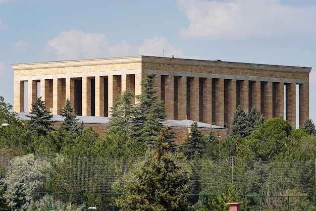 Mausoleo di Anitkabir di Mustafa Kemal Ataturk ad Ankara Turkiye