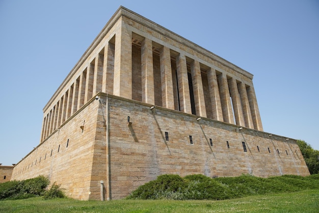 Mausoleo di Anitkabir di Mustafa Kemal Ataturk ad Ankara Turkiye