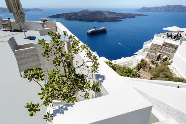 Mazzi e pati di lusso di Oia