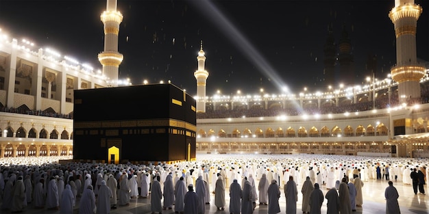 Mecca Kaaba e musulmani hajj