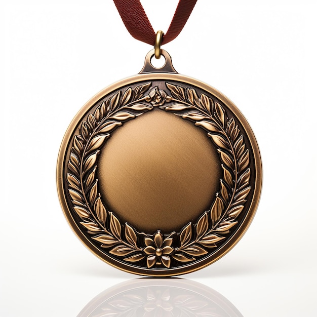 medaglia di bronzo con rosetta di alloro