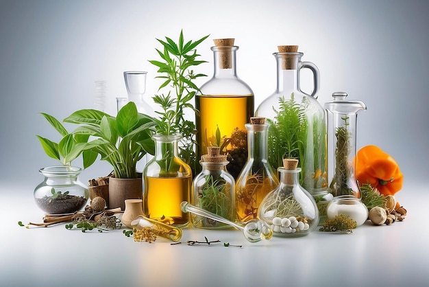 medicina a base di erbe ricerca naturale organica e scientifica di vetri