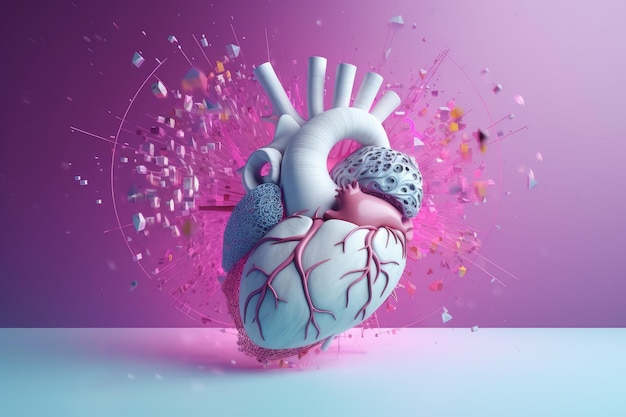 Medicina impulso cuore 3d Genera Ai