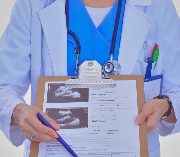 Medico femminile con medico donna appunti