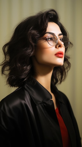 Medio Oriente Donna con gli occhiali