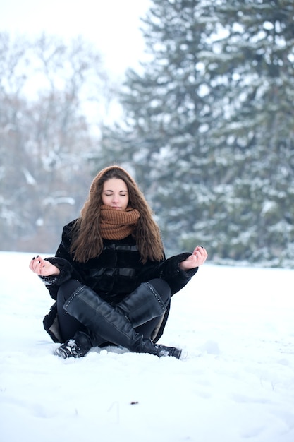 Meditando sulla neve