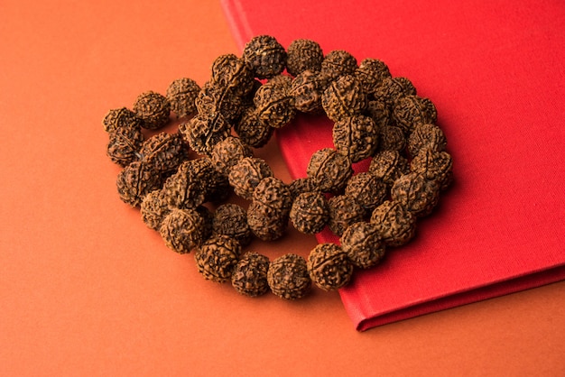 Meditazione con rudraksha mala o rosario