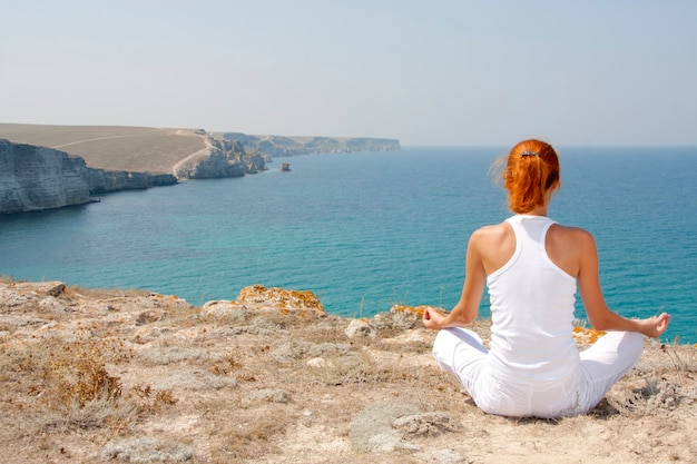 Meditazione in montagna