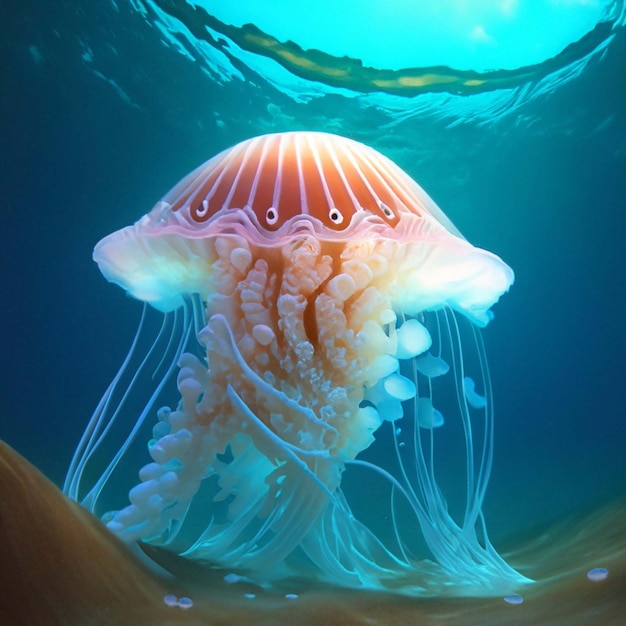 Meduse nell'oceano profondo