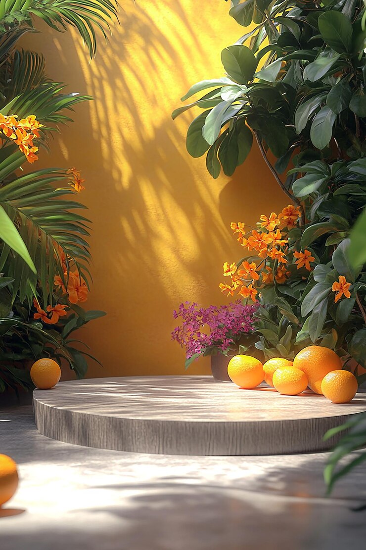 Mega vendita speciale scena del podio in stile animazione 3D con uno sfondo decorativo per la presentazione della campagna